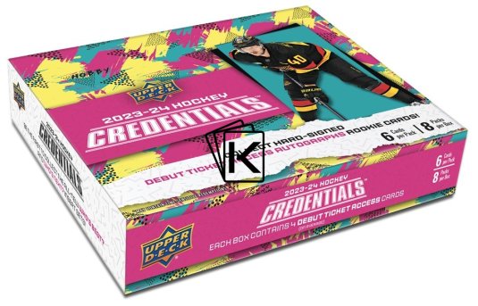 2023-24 Upper Deck Credentials Hockey Hobby Box