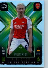 Fotbalová kartička 2024-25 Topps Match Attax EXTRA UEFA Club Competitions Limited Edition LE 18.  Leah Williamson (Arsenal)