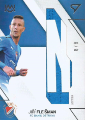 2022-23 SportZoo Fortuna Liga Unique Mark UM-JF Jiří Fleišman Letter N 8/8 FC Baník Ostrava