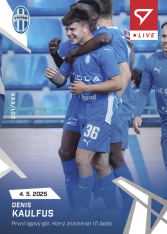 fotbalová kartička 2024-25 SportZoo Chance Liga Live L-57 Denis Kaulfus Mladá Boleslav