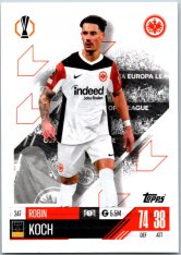 fotbalová kartička 2024-25 Topps Match Attax UEFA Club Competitions 247 Robin Koch (Eintracht Frankfurt)
