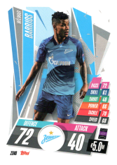 fotbalová kartička Topps Match Attax Champions League 2020-21 ZEN8 Wílmar Barrios FC Zenit