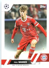 Fotbalová kartička 2022-23 Topps UEFA Club Competitions 174 Paul Wanner - FC Bayern München