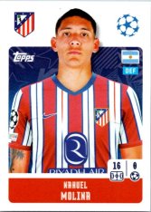 2024-25 Topps Champions League 92 Nahuel Molina (Atlético de Madrid)