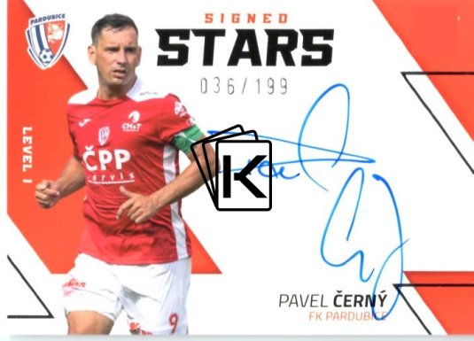 2022-23  Sprotzoo Fortuna Liga Singed Stars Level 1 Pavel Černý FK Pardubice