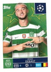 2025-26 Topps Champions League  Sporting CP 415 Zeno Debast