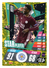 fotbalová kartička Topps Match Attax Champions League 2020-21 Star Player SP7 Wilfred Ndidi - Leicester City