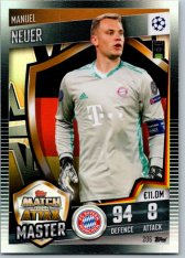 fotbalová kartička 2020-21 Topps Match Attax 101 Champions League Master 206 Manuel Neuer FC Bayern München