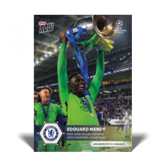 Fotbalová kartička Topps Now UCL 82 Eduard Mendy Chelsea FC