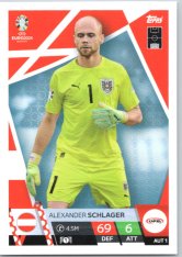 fotbalová karta Topps Match Attax EURO 2024 AUS1 Alexander Schlager (Austria)