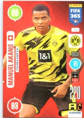 fotbalová karta Panini Adrenalyn XL FIFA 365 2021 Team Mate 104 Manuel Akanji Borussia Dortmund