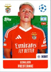 2024-25 Topps Champions League 352 Gianluca Prestianni (SL Benfica)