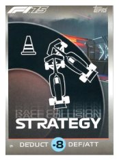 2025 Topps Turbo Attax F1 Strategy Card 9	Race Collision