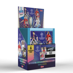 2024-25 Topps UEFA Champions League Box Samolepek + Album zdarma