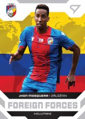 fotbalová kartička 2021-22 SportZoo Fortuna Liga Foreign Forces FF13 Jhon Mosquera  FC Viktoria Plzeň