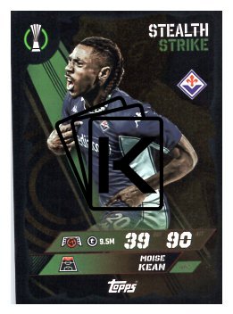 fotbalová kartička 2025-26 Topps Match Attax UCC 457 Moise Kean (ACF Fiorentina)