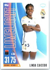 2023-24 Topps Match Attax EXTRA UEFA Club Competition UWCL Limelight 180 Linda Caicedo Real Madrid CF