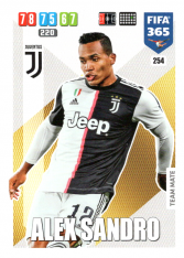 Fotbalová kartička Panini Adrenalyn XL FIFA 365 - 2020 Team Mate 254 Alex Sandro Juventus