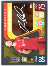 fotbalová kartička 2021-22 Topps Match Attax UEFA Champions League Signature Style 438 Jordan Henderson Liverpool FC