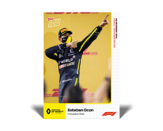 kartička Formule 1 Topps Now 18 Esteban Ocon  Renault