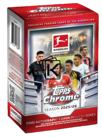 2025-26 Topps Chrome Bundesliga Blaster Box