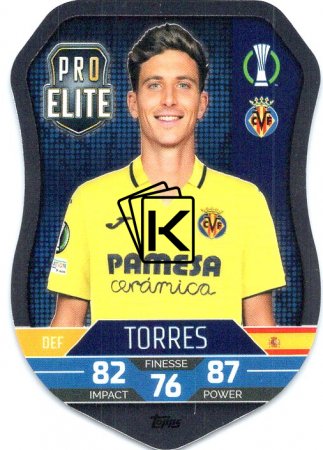 Fotbalová kartička 2022-23 Topps Match Attax UCL Pro Elite Shield SH15 Pau Torres Villareal CF