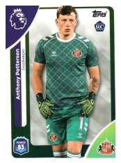 fotbalová kartička 2025-26 Topps  Premier League 344 Anthony Patterson (Sunderland)  -  Rookie