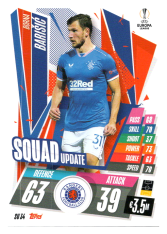 fotbalová kartička 2020-21 Topps Match Attax Champions League Extra Squad Update SU34 Borna Barisic Rangers