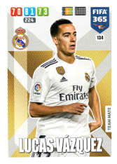 Fotbalová kartička Panini Adrenalyn XL FIFA 365 - 2020 Team Mate 134 Lucas Vazquez Real Madrid CF