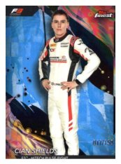 2024 Topps Finest F1 Blue Refractors /150 - 157 Cian Shields – F3 – Hitech Pulse-Eight