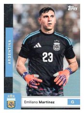 fotbalová kartička 2025-26 Topps Team Set Argentina 1 Emiliano Martinez
