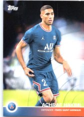 Fotbalová kartička Topps 2021-22 PSG Team Set 3 Achraf Hakimi