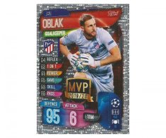 Fotbalová kartička 2019-2020  Topps Champions League Match Attax -  MVP Jan Oblak Atletico Madrid