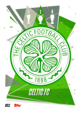 fotbalová kartička Topps Match Attax Champions League 2020-21 CEL1 Team Logo Celtic FC