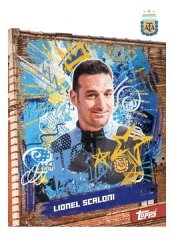 fotbalová kartička 2025-26 Topps Team Set Argentina Block 30 Lionel Scaloni