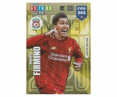 Fotbalová kartička Panini FIFA 365 – 2020 Limited Edition Roberto Firmino FC Liverpool