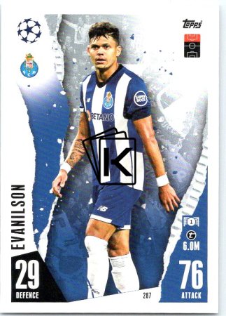 Fotbalová kartička 2023-24 Topps Match Attax UEFA Club Competitions 287 Evanilson FC Porto