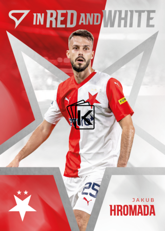 2025-26 SportZoo SK Slavia Praha In Red and White RW-08 Jakub Hromada