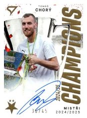 podepsaná karta 2025-26 SportZoo SK Slavia Praha Champions /45 CHS-TC Tomáš Chorý