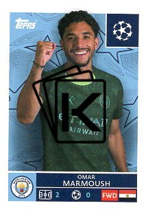 2025-26 Topps Champions League  Manchester City 311 Omar Marmoush
