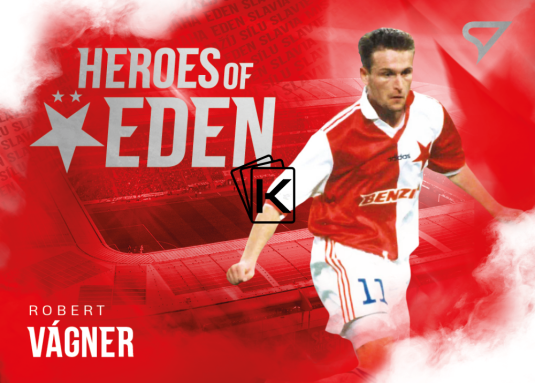 2025-26 SportZoo SK Slavia Praha Heroes of Eden HE-21 Robert Vágner