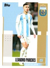 fotbalová kartička 2024-25 Topps Argentina Team Set 9 Leandro Paredes