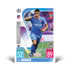fotbalová kartička 2021-22 Topps Match Attax UEFA Champions League On Demand 009 Luis Suarez Atletico Madrid