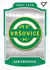 fotbalová kartička 2023 Sportzoo Dekády Vývoj klubového loga L-002 AFK VRŠOVICE