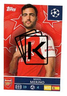 2025-26 Topps Champions League Arsenal FC 61 Mikel Merino
