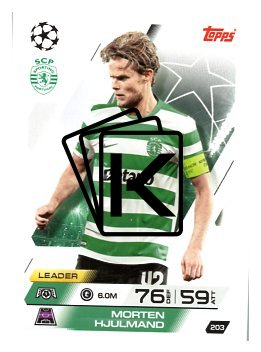 fotbalová kartička 2025-26 Topps Match Attax UCC 203 Morten Hjulmand (Sporting Clube de Portugal)