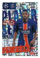 2025-26 Topps Champions League 2024/25 UEFA Champions League Team of the Season 14 Ousmane Dembélé (Paris Saint-Germain)