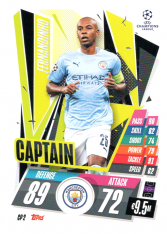 fotbalová kartička 2020-21 Topps Match Attax Champions League Extra Captain CP2 Fermandinho Manchester City