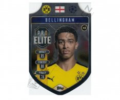 fotbalová kartička 2021-22 Topps Match Attax UEFA Champions League Elite Die-Cut Shield SH13 Jude Bellingham - Borussia Dortmund