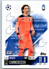 fotbalová kartička 2024-25 Topps Match Attax UEFA Club Competitions 344 Marco Carnescchi (Atalanta BC)  -  Attax Debut